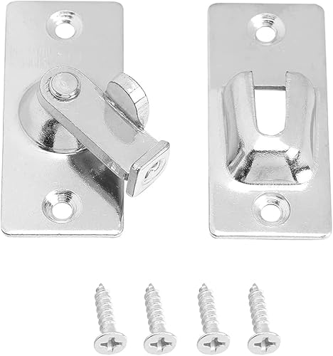 Miniatura 7 de WANLIAN Cerradura de leva de perno de bloqueo de ángulo recto de 90 grados, pestillo de cerrojo de puerta Pestillo de bloqueo de ángulo de 90 grados