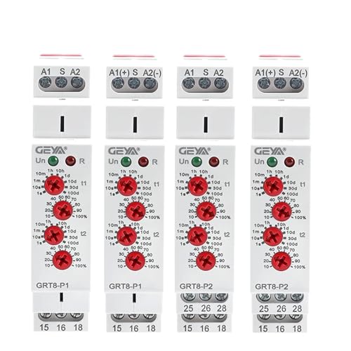 Relais temporisé de sortie d'impulsion GRT8-P module rail DIN 16A 240V