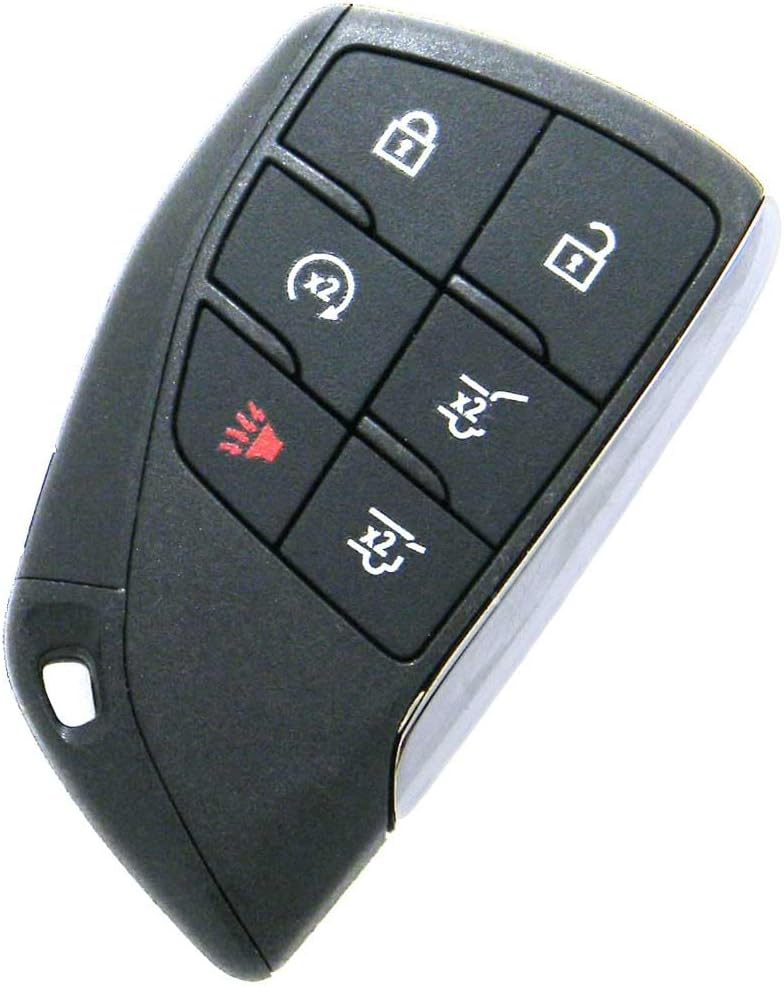 OEM Electronic 6-Button Smart Key Fob Remote Compatible with 2021-2025 GMC Yukon, Chevrolet Suburban, Chevrolet Tahoe (FCC ID: YGOG21TB2)