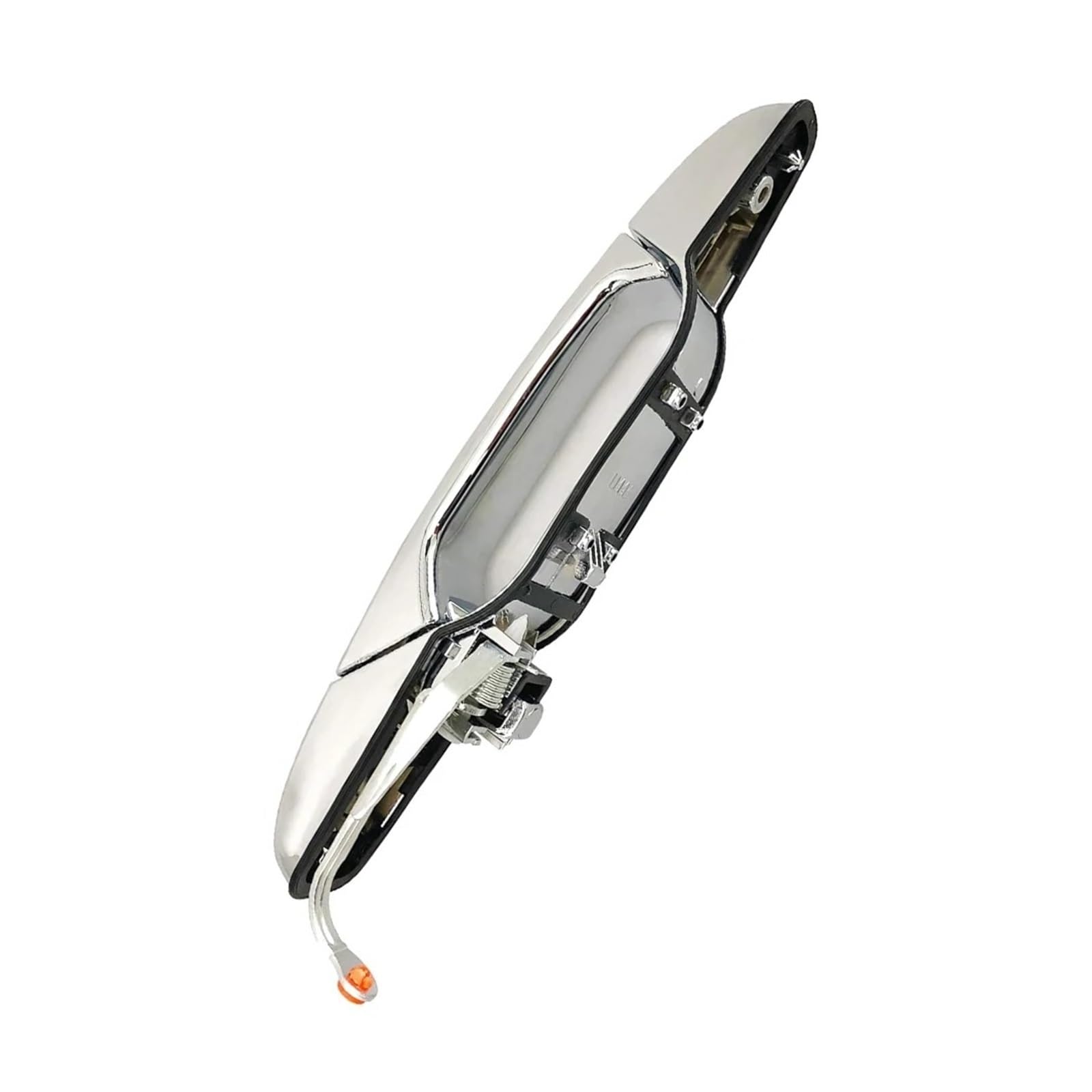 Klkwsfgfzk Rear Right Outside Car Door Handle For Cadillac For Escalade For Chevrolet For Silverado 2007-2013 Chrome Outside Exterior Door Handle Front Rear Left Right(Rear Right)
