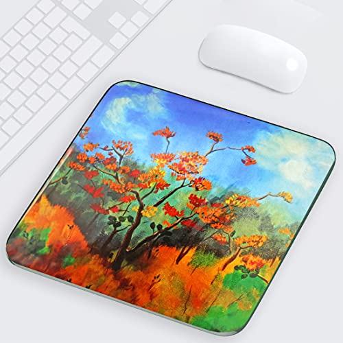 Tapis de souris Monets Flower Valley HOME GENIE antidérapant
