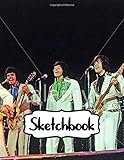  Sketchbook: The Osmonds American Family Music Group 1960s Osmond Brothers R&B Pop Disco, Large Notebook for Drawing, Doodling or Writting: 110 Pages, ... ( Blank Paper Drawing and Write Sketchbooks )