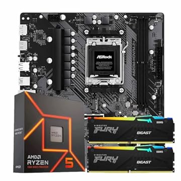KIT UPGRADE AMD RYZEN 5 7600X A620M-HDB/M.2 MEMORIA RAM-MONTADO E ATUALIZADO (2X 16GB 5200MT/S RGB)