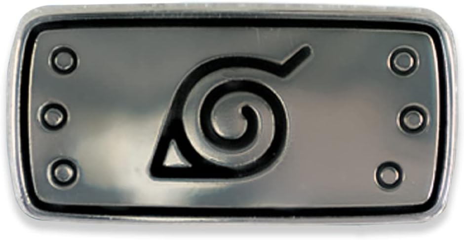 Naruto Hidden Leaf Symbol 1" Full Color Enamel Pin
