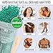 Tress Wellness Deluxe Waxing Kit for Sensitive Skin – Safe for Face & Skin, Prep & Aftercare Spray, Easy to Use – At-Home Kit for Face, Bikini, Brazilian & Full Body, Black & White