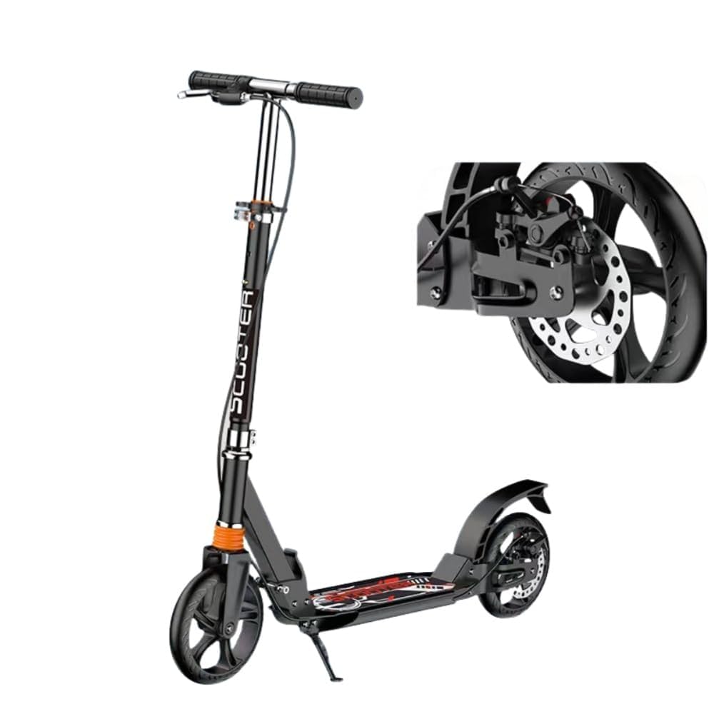 ★高さ3段調整★ 折り畳み式 キックボード ブレーキ装備 黒 他カラー有 Amazon.co.jp: WXQキックスクーター ディスクブレーキ搭載 3段階