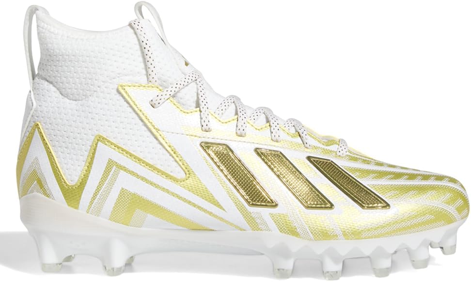 orange and white adidas football cleats