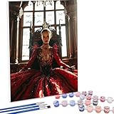 数字油絵 建築 数字キットによる絵画 女性 Paint by Numbers DIYペイント 大人の 初心者 子供用 簡単に塗れる アクリル水彩絵の具 手芸 画材 手工芸 キット 3つのペイントブラシと1つのセットのアクリル顔料を使用 ホーム オフィス装飾 Gifts 50x70cm (フレームレス) PjY8617 Y-N