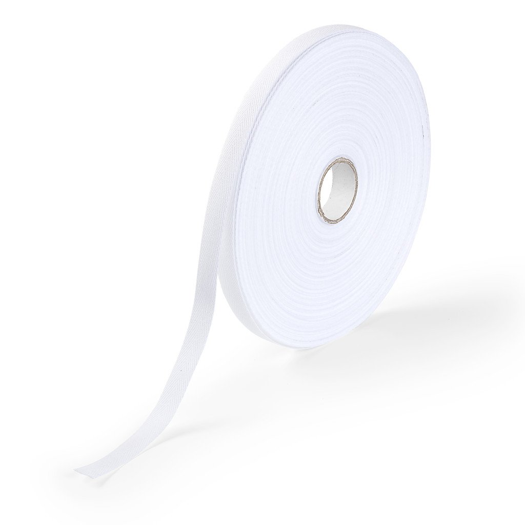 Prym 901410 Extra Strong Cotton Ribbon, 15 mm, White