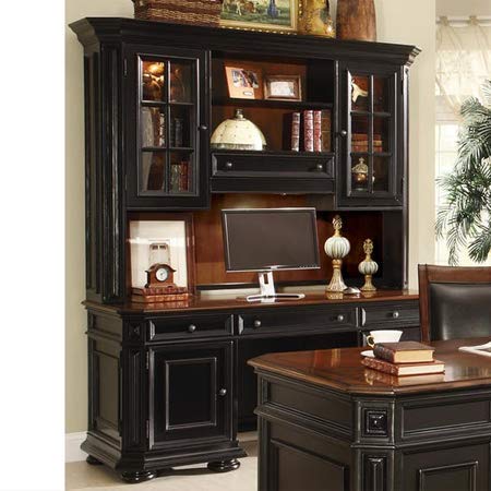Image of APRODZ Mango Wood Kaleva Study Desk Table for Home and Office | Brown Finish