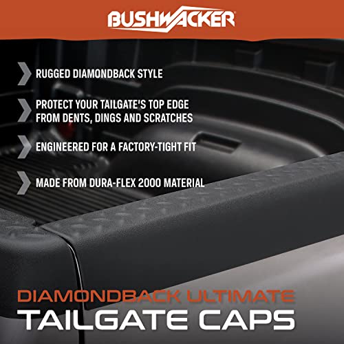 Bushwacker Ultimate Tailgate Cap - Diamondback | 1-Piece, Black, Smooth Finish | 29510 | Fits 1993-2011 Ford Ranger; 1994-2009 Mazda B2300, B3000, B4000 (Excludes Canadian Models) #TOP2