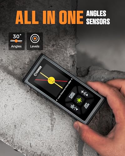 image for Laser Measurement Tool, CIGMAN 393ft/120M Bilateral Green Laser Distan