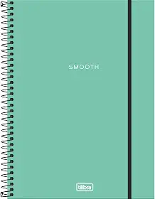 Tilibra - Caderno Espiral Capa Plástica Universitário 10 Matérias Neon Turquesa 160 Folhas, Formato: 200mm x 275mm