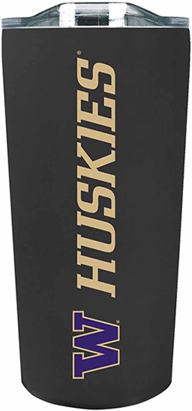 Campus Colors Washington Huskies NCAA Tumbler - 18 oz Stainless Steel Double-Walled Insulated - Officially Licensed