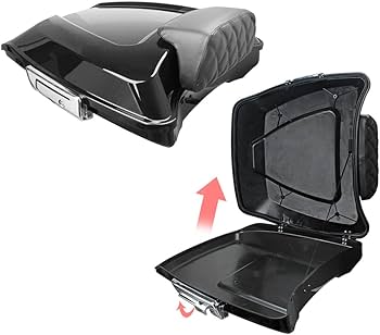 Amazon | TooHR ハーレー用 リア ツアーパック トランク バックレスト