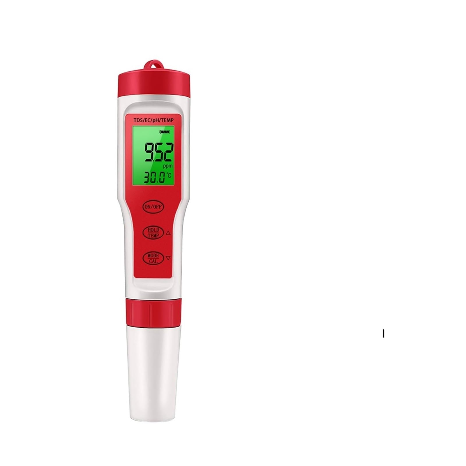 Kit per l'analisi dell'Acqua, Misuratore di PH 4/5 in 1 TDS EC ORP Salinità S. G Temperatura con retroilluminazione Monitor Digitale della qualità Acqua Tester for Acquario(4 in 1 PH Meter)