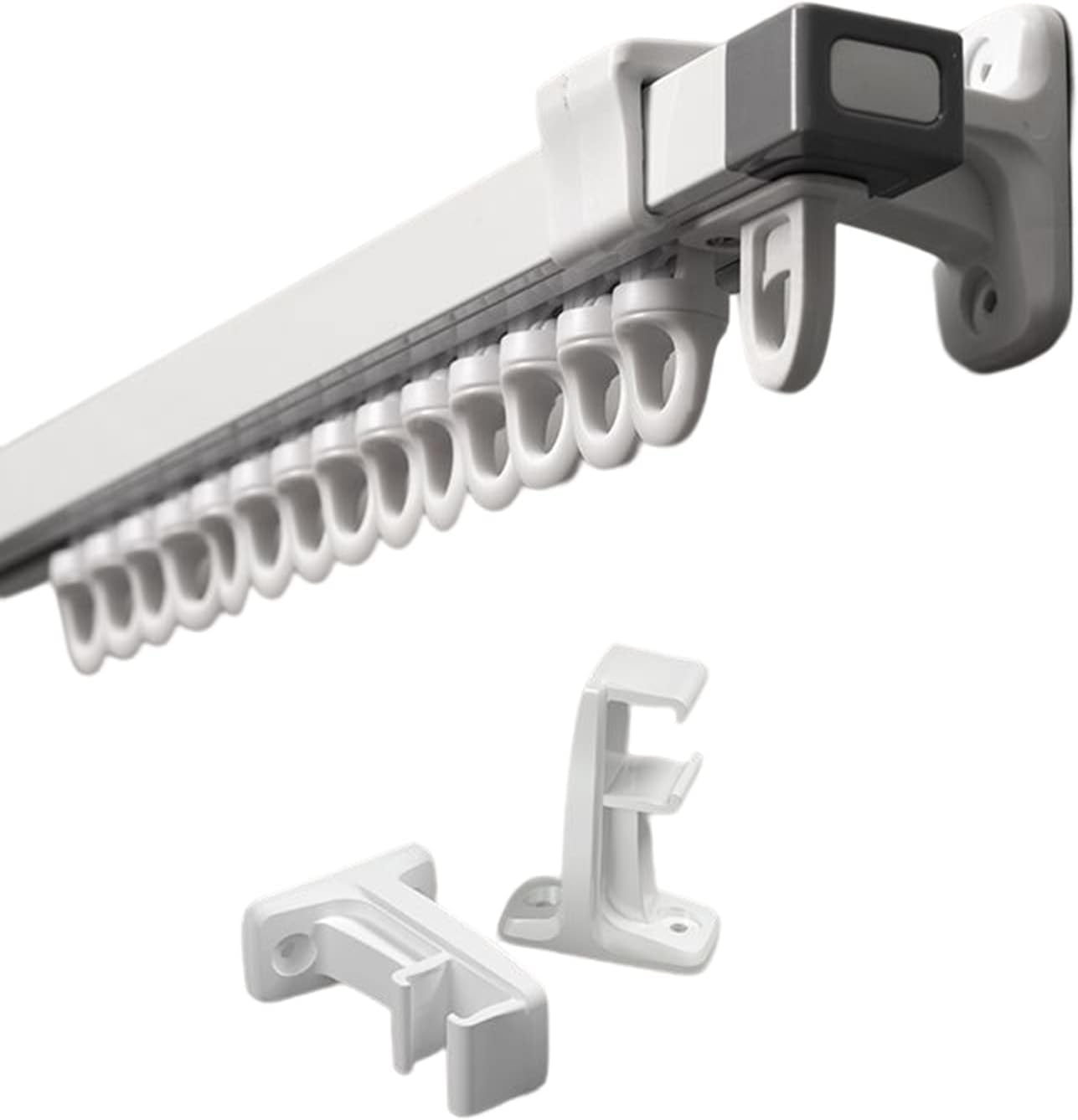 Rail pour rideau camping-car et placard extensible en aluminium