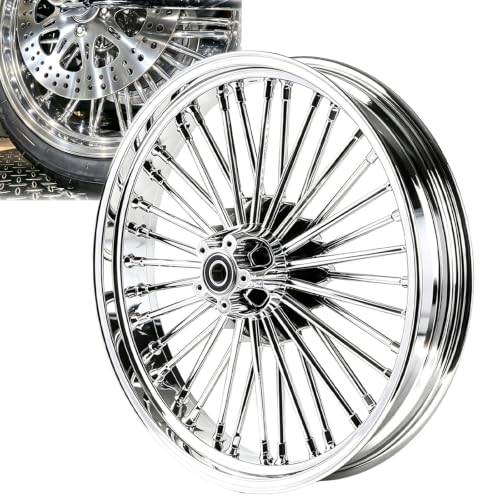 Viproad 21x3.5 Fat Spoke Front Wheel Rim for Harley Touring Road King 09-25