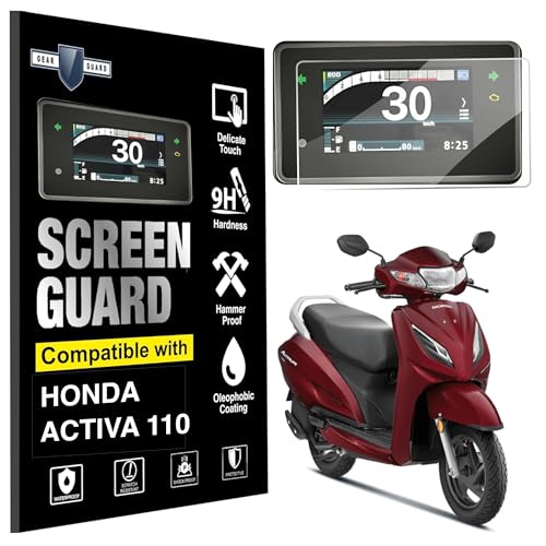 [2Pack] Gear Guard Screen Protector For New Honda Activa 110 (2025-26) Accessory 9H TFT Digital Speed Meter Console Protector | Display Speedometer Cluster [Not Tempered Glass]