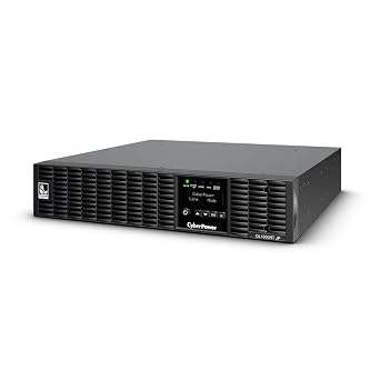 CyberPower OL1000RTJP Uninterruptible Power Supply, UPS, Constant Inverter/Sine Wave, 1000 VA/900 W, Corporate Use, 2U Rackmount Type