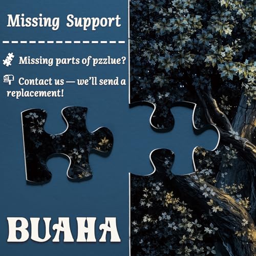 Puzzle BUAHA Magic Moon Library para adultos 1000 piezas Fantasía Rompecabezas Difícil miniatura 7