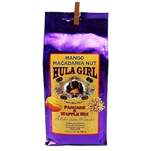 HulaGirl ハワイアンパンケーキミックス粉 595ｇ (マンゴー マカデミアナッツ)