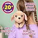 Little Live Pets My Really Real Puppy Mini Buddy The Retriever, Interactive Plush Toy with Basket, 20+ Sounds and Reactions, Puppy Toys for Kids
