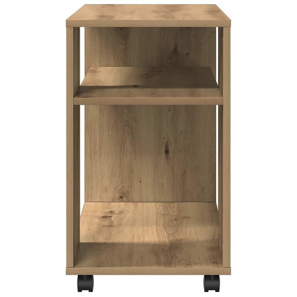 vidaXL Mesa Rodante de Madera Roble Sonoma 70x35x60 cm