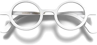 LONDON MOLE® Moley Gafas de Lectura | Gafas redondas de moda | Hombre, Mujer, Unisex | Con varillas flexibles