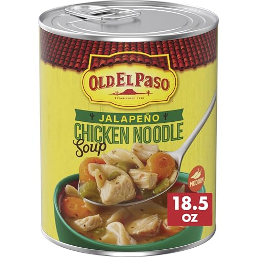 Image of Old El Paso Jalapeno Chicken Noodle Soup, Ready to Serve Can, 18.5 oz