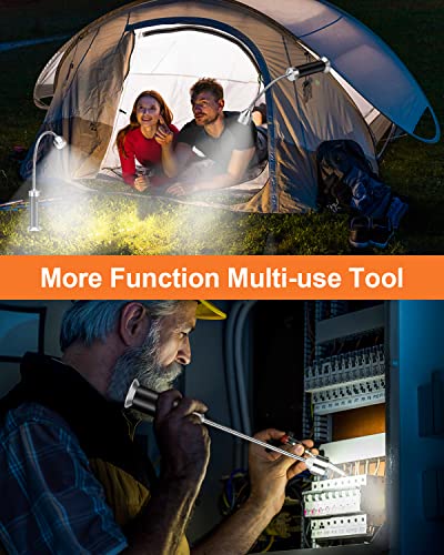LED Magnetic Grill Light Accessories: 2023 Personalized Valentines Day Gifts for Him & Couples, Unique Birthday Gifts for Men Women Boyfriend Husband, Outdoor BBQ Light GrillIing Cool Gadgets, 2 Pack