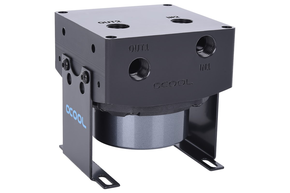 Alphacool 13305 pompa do lodu VPP755 - G1/4 IG w zestawie pokrywa lodowa D5 - acetal V.3 pompy chłodzące wodą