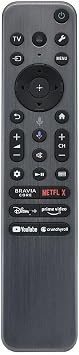 NTQinParts Backlight Voice TV Remote Control Controller Replacement for Sony BRAVIA 7 K-55XR70 55 , K-65XR70 65" Mini LED QLED 4K HDR TV 2024