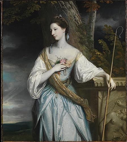 Portrait d'Anne Dashwood Joshua Reynolds affiche toile décor mural