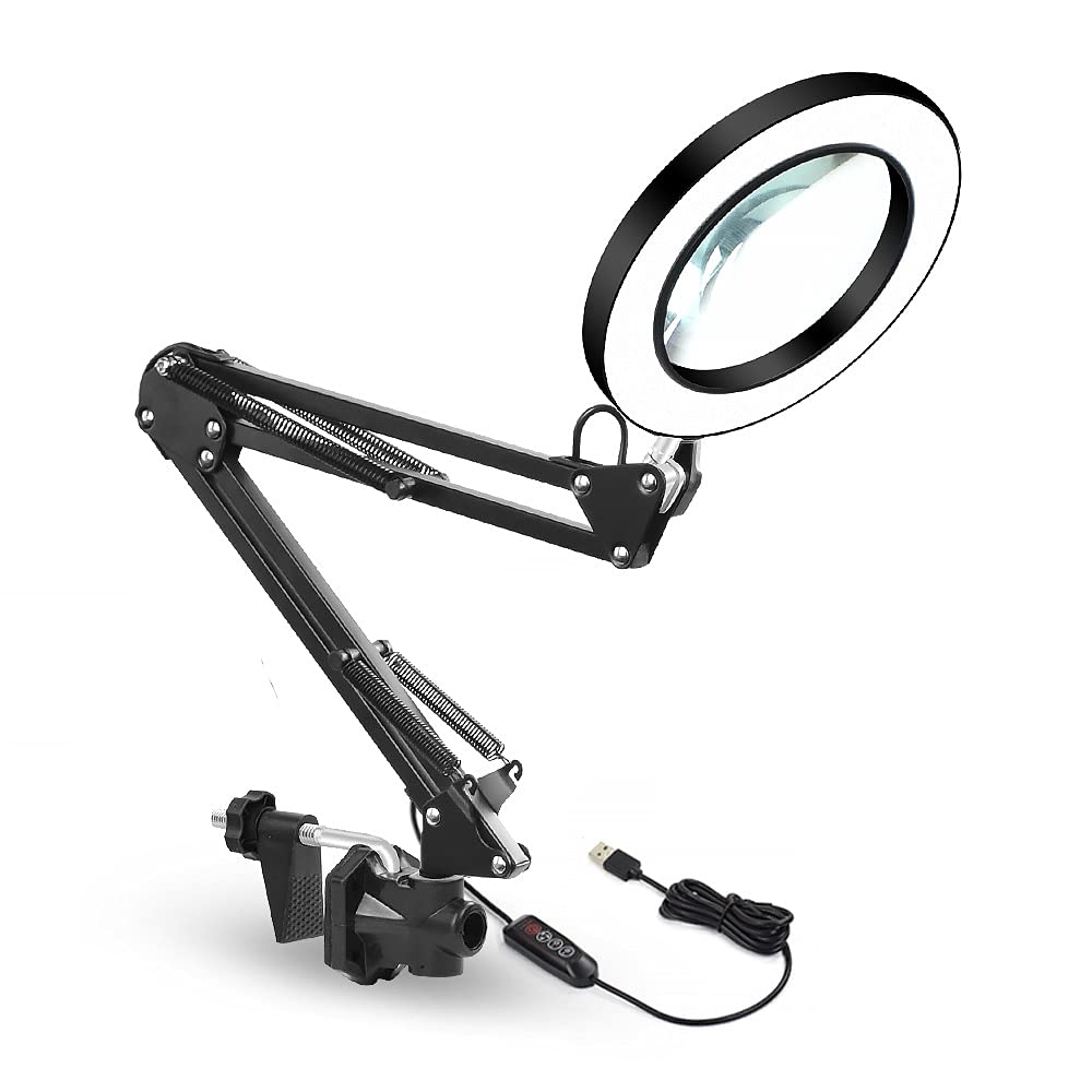 Lampe de loupe pour réduire la fatigue visuelle lors de la lecture