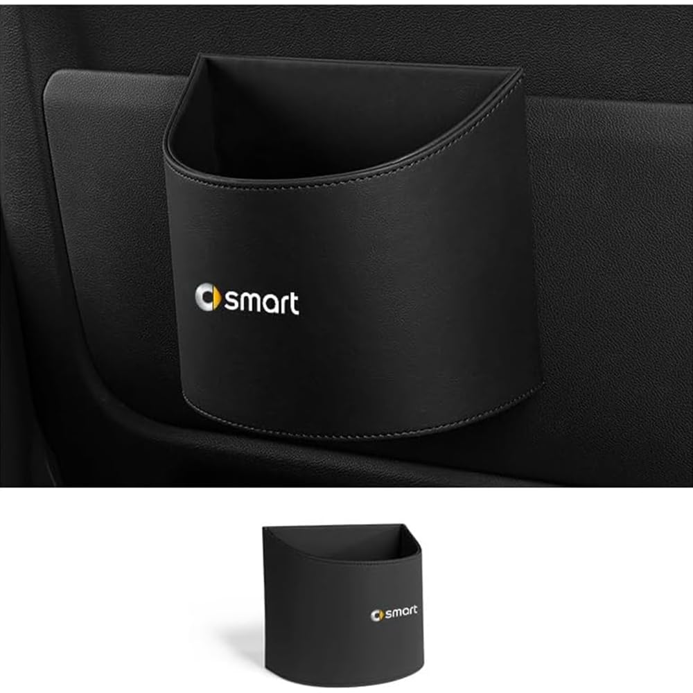 Poubelle voiture Smart Fortwo étanche pour trajets quotidiens