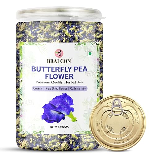 Image of BRALCON Hibiscus Flower Tea + Butterfly Blue Pea Flower + Lemongrass + Chamomile Tea - 50g Each Pack
