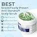 Anti Dandruff Scalp Scrub for Men and Women | Hair Treatment with Tea Tree Oil & DHT Blockers | Removes Dandruff, Soothes Itchy Scalp and Boosts Hair Growth | Enriched with Mineral Complex