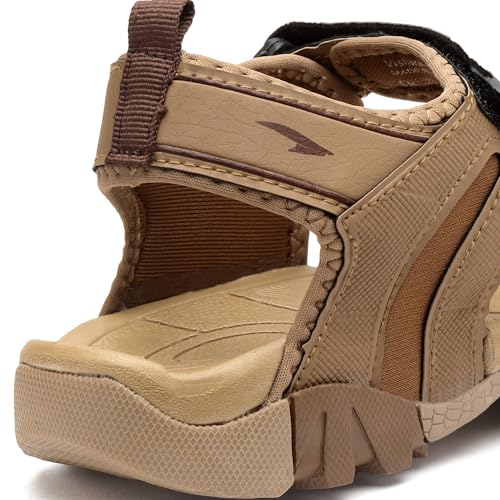 Image of ASIAN Mens VISTARA-17 Casual Sandals with adjustable velcro closure for easy wear with flexible fitting and trendy and stylish looks ideal for everyday use for mens as well as boys