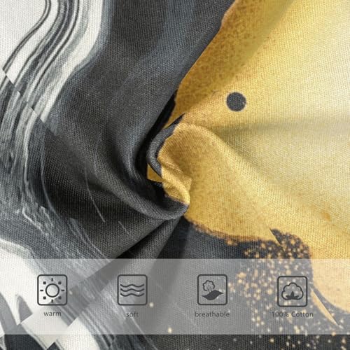 KLL Gold Pattern and Black Baby Boys Comfort Briefs Cute Children Panties3