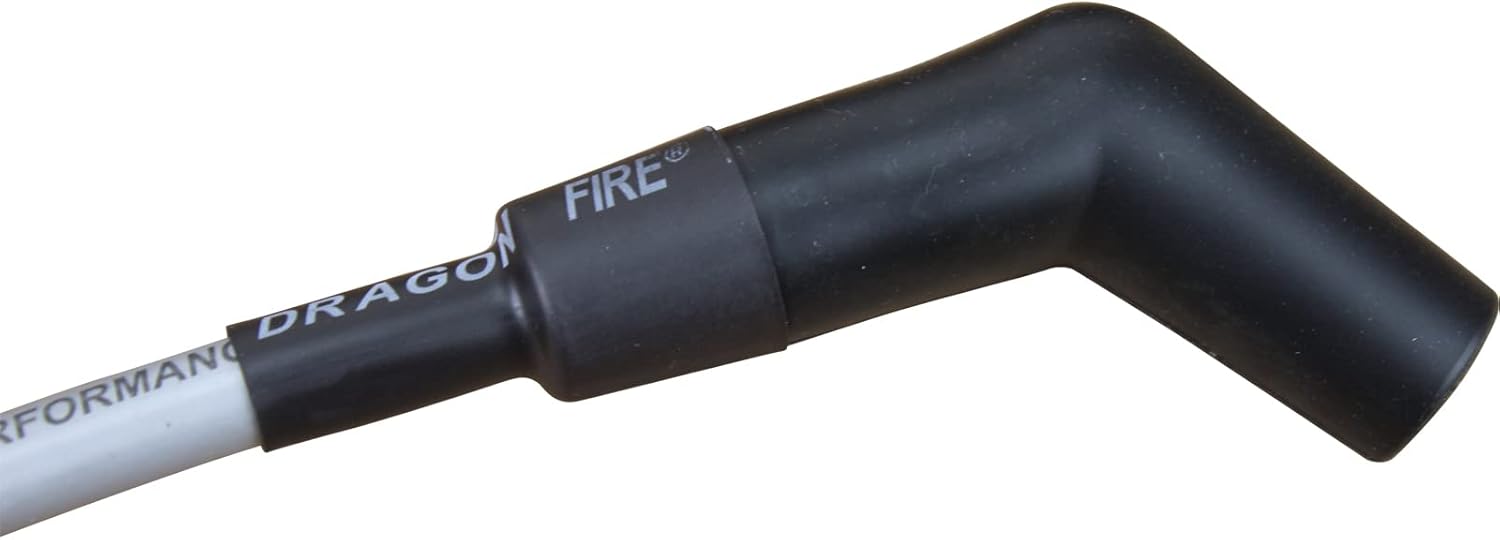 DRAGON FIRE PERFORMANCE SILVER 500 Ohm per/ft. Street Series High Performance Spark Plug Wire Set For 1999-2017 Chevrolet GM Chevy LS LSX LS1 LS2 LS3 LS6 LS7 W/ Round or Square Coils OEM Fit PWLS-DF-S