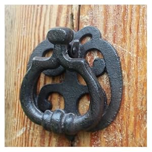 GBSONGLIANGBO Türklopfer Vintage Gusseisen Holz