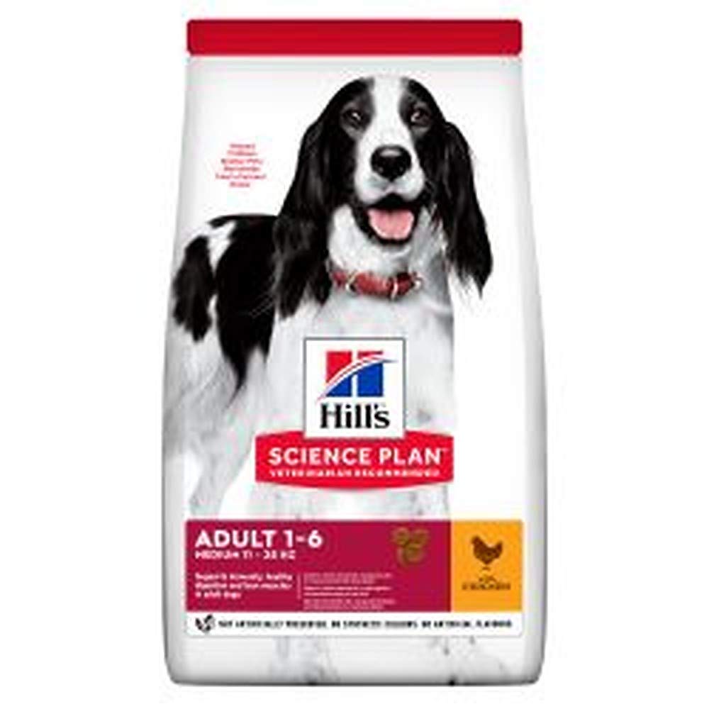 Hill'sScience Plan Medium Adult Dog Food With Chicken 14Kg, Standard