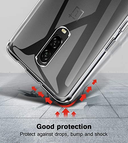 Image of NISHTECH for OnePlus 7 5G Premium Transparent Hybrid Soft Slim Dust Proof Back Case Cover with Camera Protection