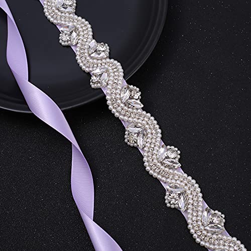Bridal Belt Rhinestone Wedding Sash Handmade Crystal Belt ​for Brides Bridesmaid Wedding dress3