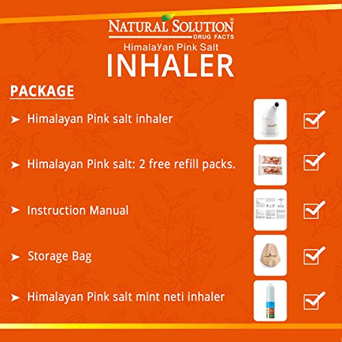 Natural Solution Organic Personal Care Travel Gift Set 2 Items | Nasal Inhaler and Ceramic Salt Inhaler - Thumbnail 4