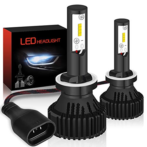 880 LED Phares Ampoules KATUR 16000LM Kit de Conversion 6500K Blanc pour Voiture