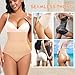 Werena Tummy Control Shapewear Thong for Women High Waisted Slimming Underwear Seamless Body Shaper Panties Girdle (C# Nude-2,XL