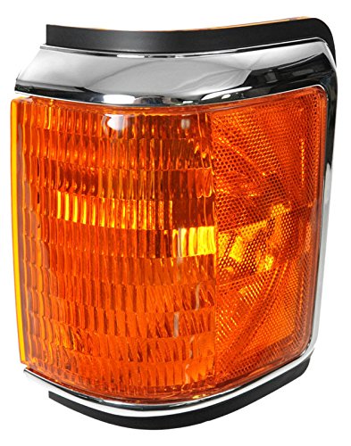 TRQ Corner Light Compatible with 1987-1991 Ford Bronco F-150 F-250 F-350 FO2520108