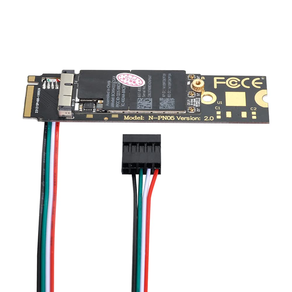 WiFi Card to M.2 SSD Adapter - BCM94360CD -2
